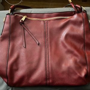 Large Red Hobo Bag